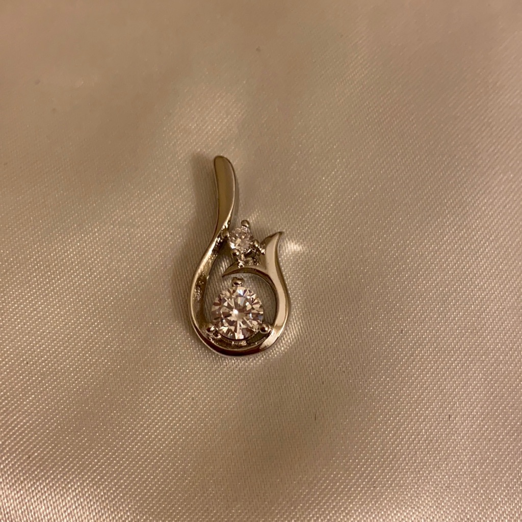 Nwot Cubic Zirconia Pendant Charm